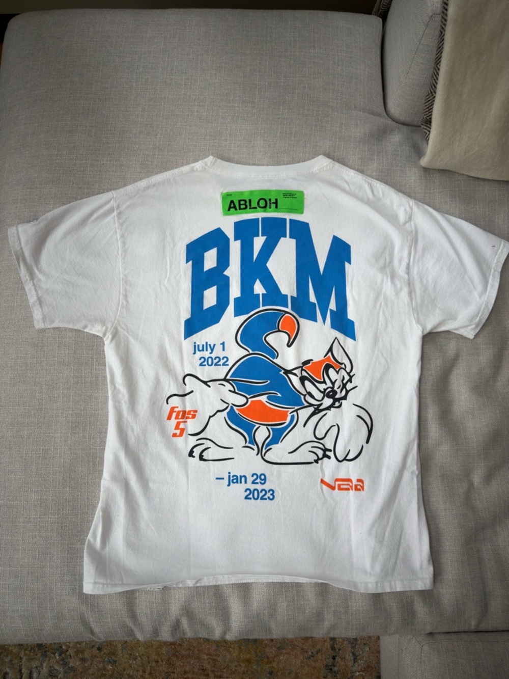 Champion collab ABLOH White T-Shirt
